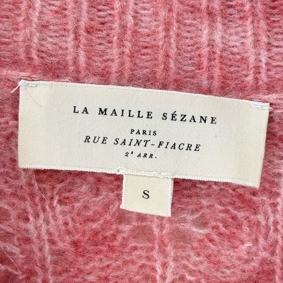 Sézane Rosita Jumper Sweater in Pink Creation Size S - Picture 10 of 11
